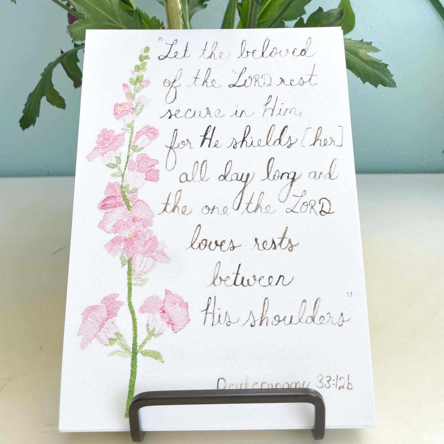 Rest in Christ Scripture Cards & Stand Bundle