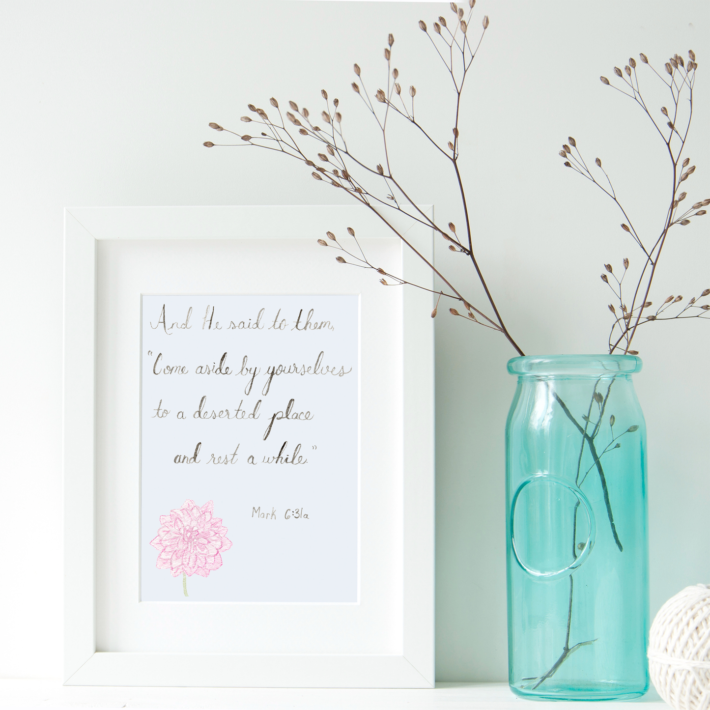 Mark 6:31a Downloadable Print