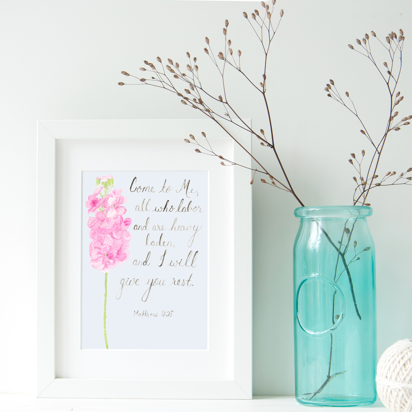 Matthew 11:28 Downloadable Print