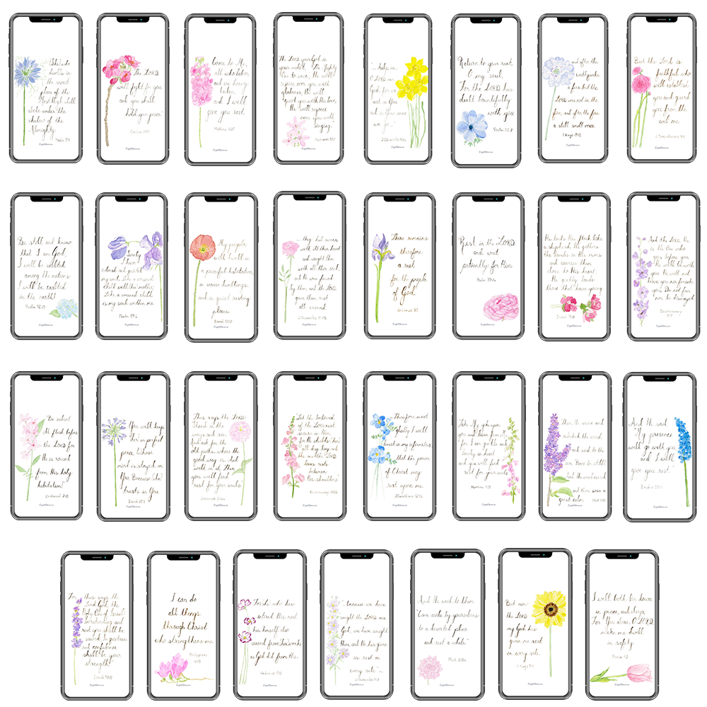Rest in Christ Lock Screen Set Download