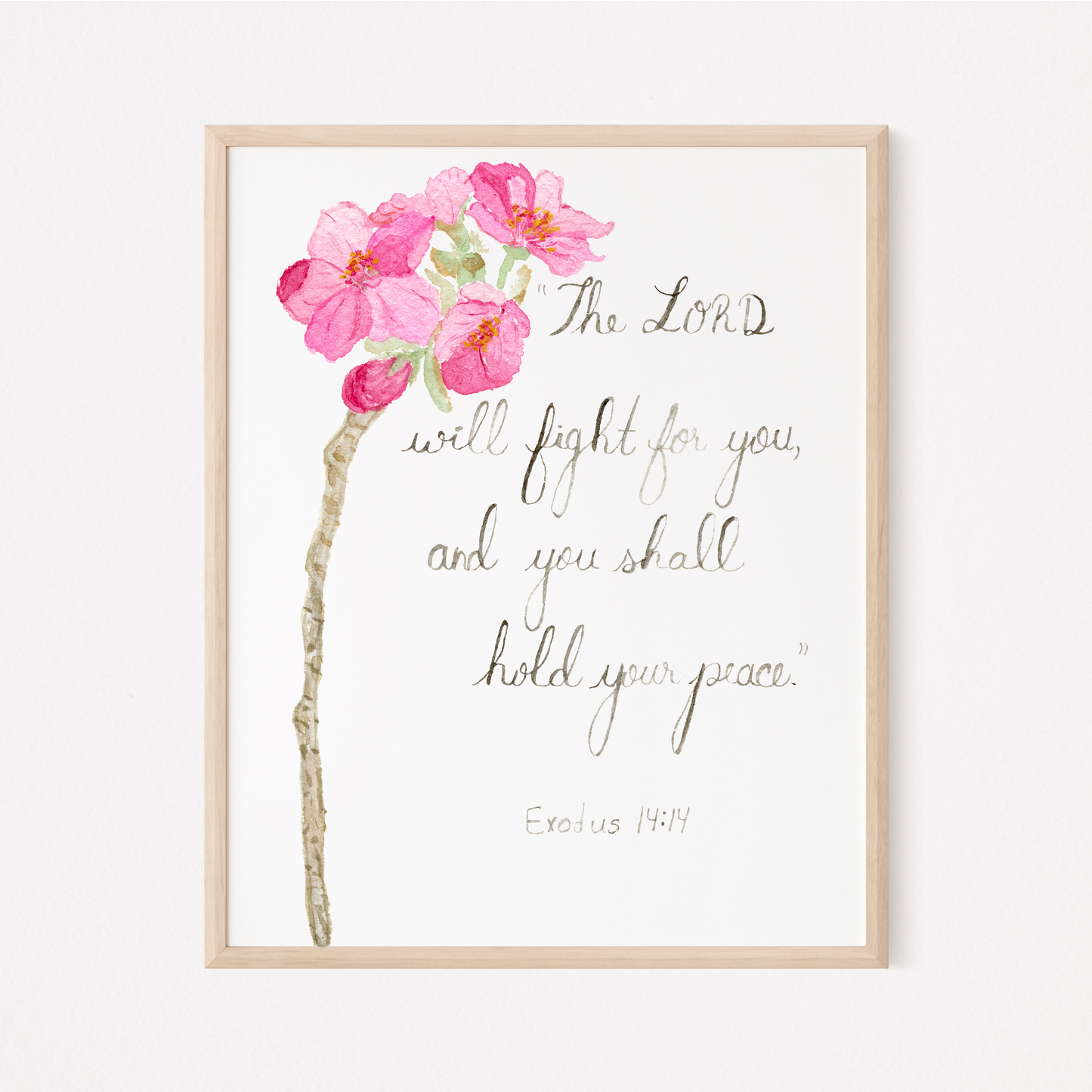 Exodus 14:14 Downloadable Print