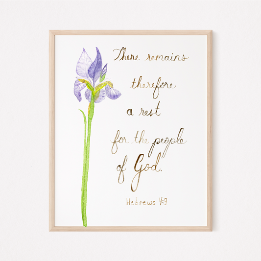 Hebrews 4:9 Downloadable Print