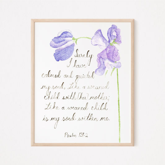 Psalm 131:2 Downloadable Print