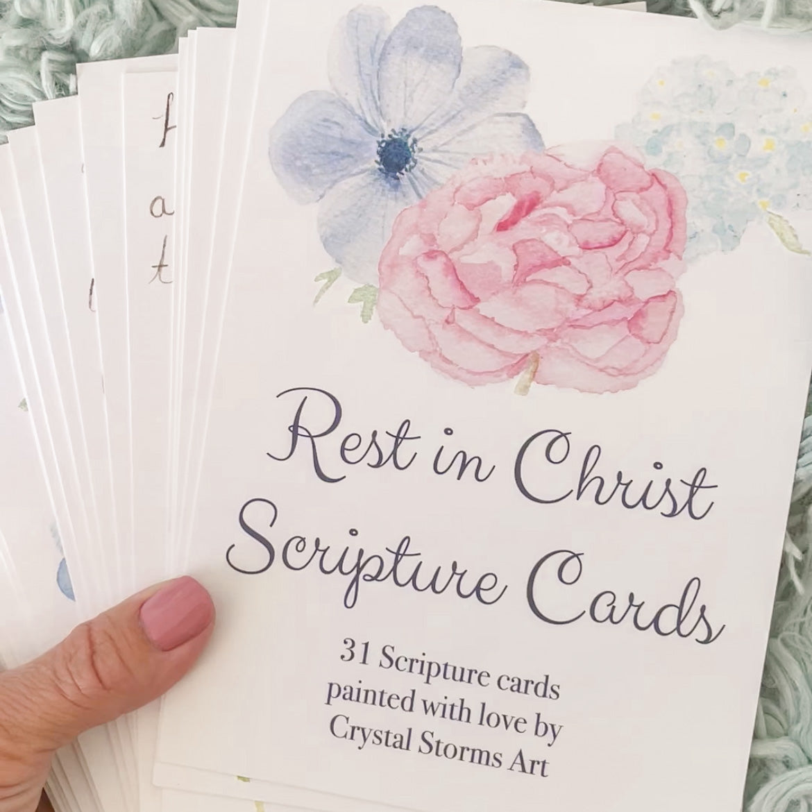 Rest in Christ Scripture Cards